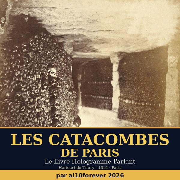 Les Catacombes de Paris — Le Livre Hologramme Parlant — couverture