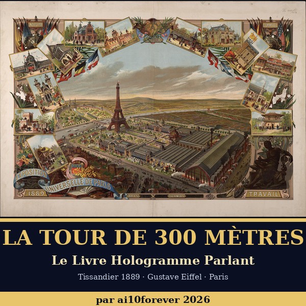 La Tour de 300 mètres — Le Livre Hologramme Parlant — couverture