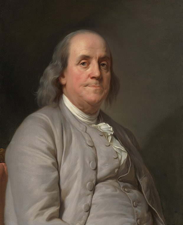 Benjamin Franklin — the Duplessis portrait, a plate from the book