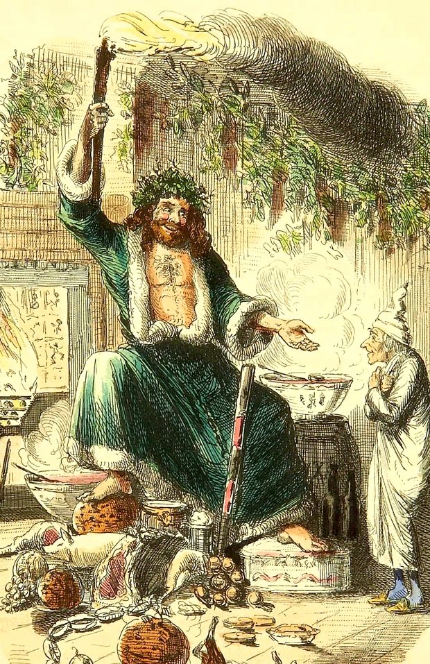 The Ghost of Christmas Present — a plate from the book