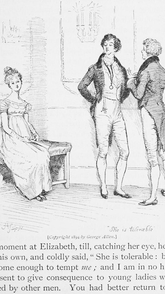 A second stage plate from the book — a Hugh Thomson illustration